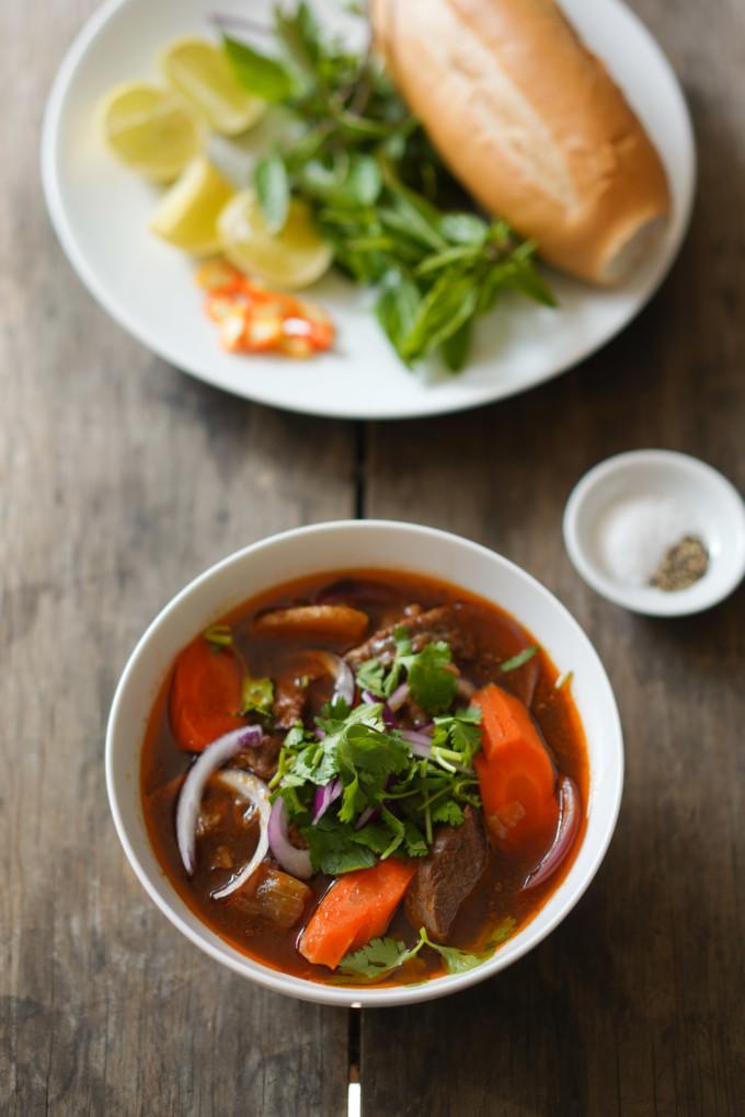 Vietnamese beef stew Pinterest image