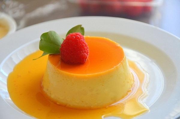 bánh flan bằng sữa tươi