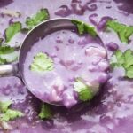 Canh Khoai Mỡ (Creamy Purple Yam Soup)