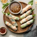 Vietnamese Spring Rolls Recipe (Gỏi Cuốn) w/ Peanut Sauce